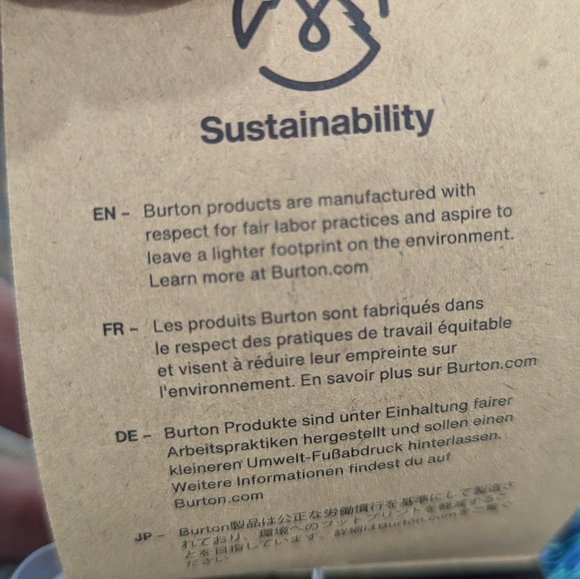 NWT Burton Kids Recycled Trope Beanie Pom Pom Galaxy Green, One Size, RN 87380 - Picture 2 of 7